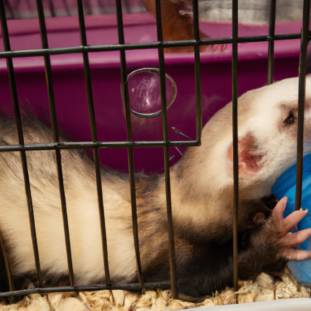 Water is the best beverage for ferrets to stay hydrated and healthy.