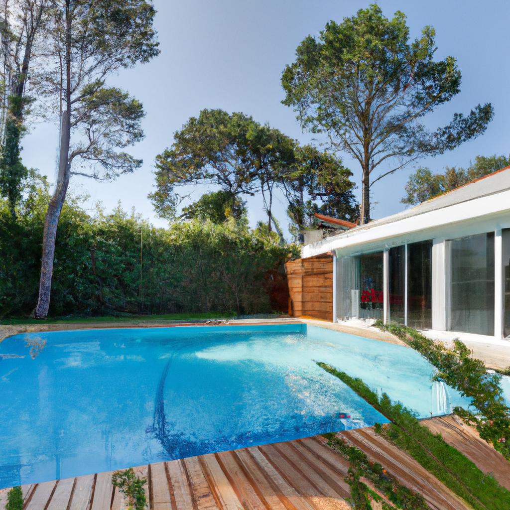 Relax in your own private pool and garden in this modern villa in Cap Ferret.